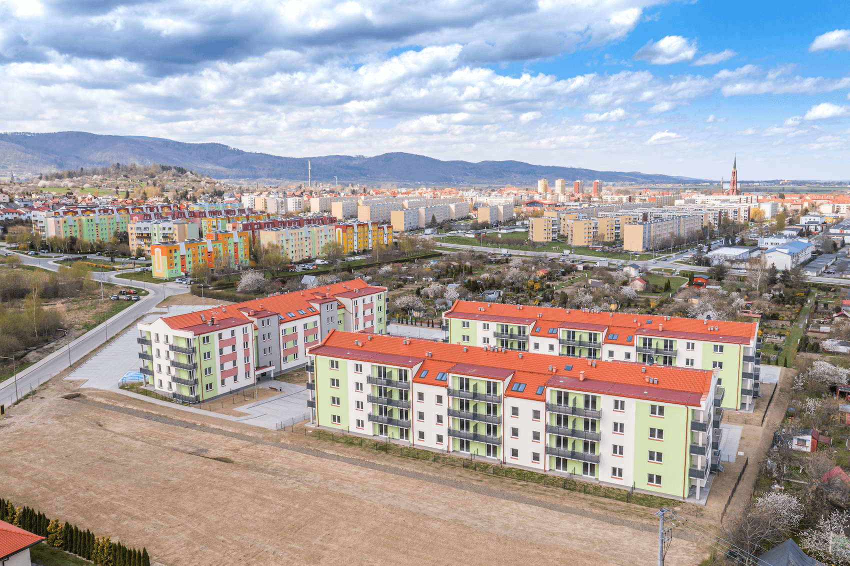 Budowa zespołu budynków wielorodzinnych | Bielawa